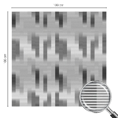 Grafikus rács Ablaküveg fólia belátásgátló