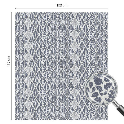 Mintás levelek Öntapadós üvegfólia vitrázs mintával