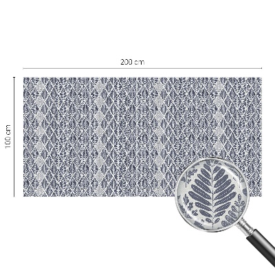 Mintás levelek Öntapadós üvegfólia vitrázs mintával