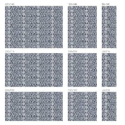 Mintás levelek Öntapadós üvegfólia vitrázs mintával