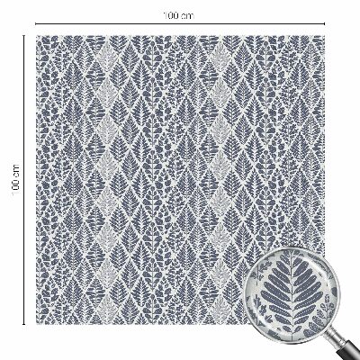 Mintás levelek Öntapadós üvegfólia vitrázs mintával