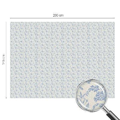 Virágminta Öntapadós ablakfólia ólomüveg mintával