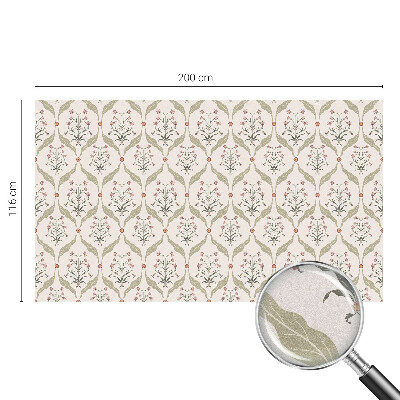 Virágminta Üvegfólia ablakra