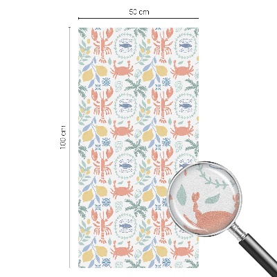 Tengerészeti motívumok Belátásgátló fólia ablakra