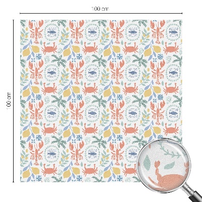 Tengerészeti motívumok Belátásgátló fólia ablakra