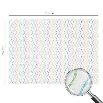 Szivárvány vonalak Üvegfólia ablakra