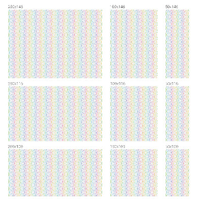 Szivárvány vonalak Üvegfólia ablakra