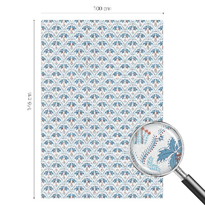 Kék pálmafák Ablaküveg fólia belátásgátló