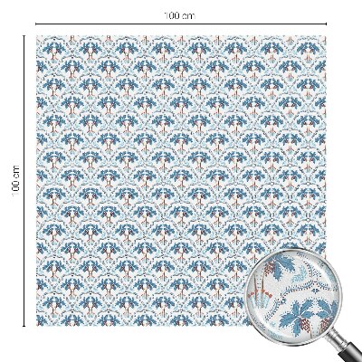 Kék pálmafák Ablaküveg fólia belátásgátló