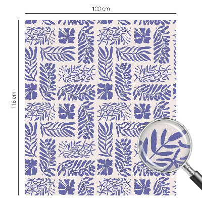 Növényi minták Öntapadós üvegfólia vitrázs mintával