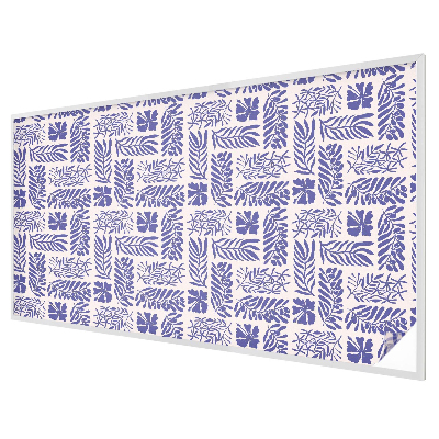 Növényi minták Öntapadós üvegfólia vitrázs mintával