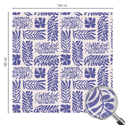 Növényi minták Öntapadós üvegfólia vitrázs mintával