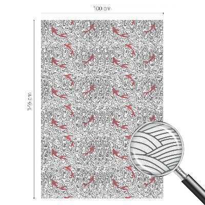 Hullámos minta Üvegfólia ablakra