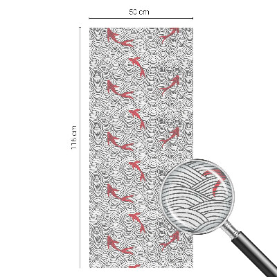 Hullámos minta Üvegfólia ablakra