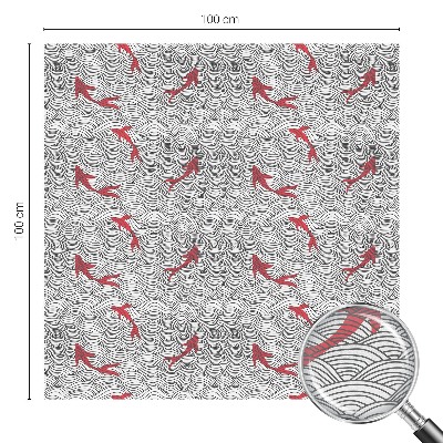 Hullámos minta Üvegfólia ablakra