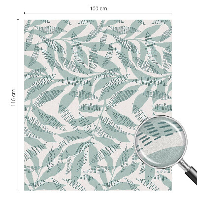 Zöld levelek Ablaküveg fólia belátásgátló