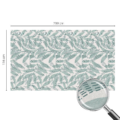 Zöld levelek Ablaküveg fólia belátásgátló