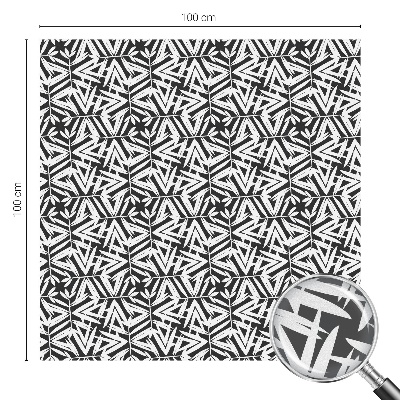 Geometrikus levelek Öntapadós üvegfólia vitrázs mintával