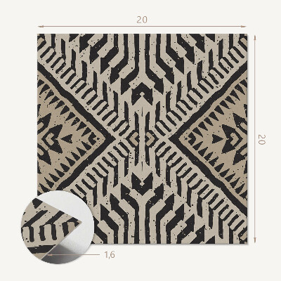 Öntapadós vinyl csempe Vonalak modern geometrikus stílusban