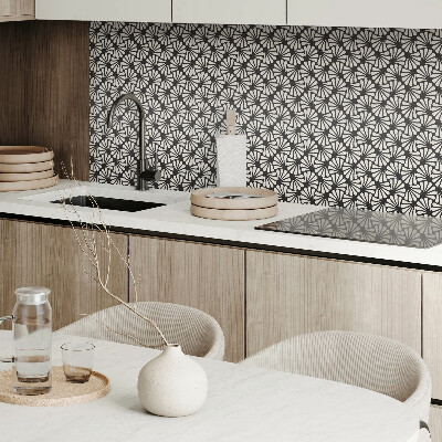 Vinyl csempe Elegáns levélmotívum modern csavarral