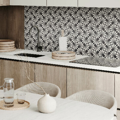 Vinyl csempe Elegáns levélmotívum modern csavarral