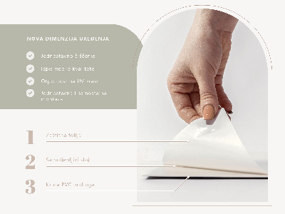 Vinyl csempe Mozgó ívek hullámos stílusban