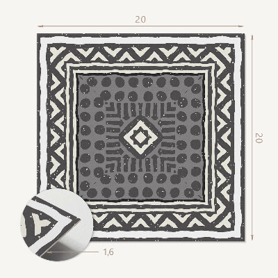 Vinyl csempe Keretek geometriai formákkal