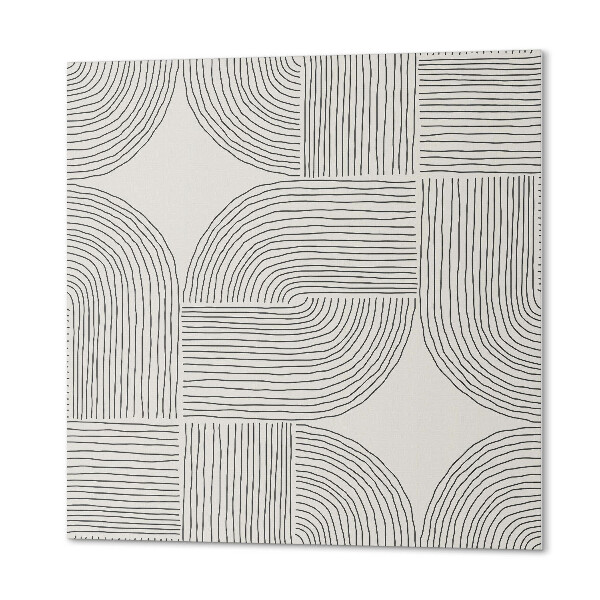 Vinilpadló Geometrikus minta dinamikus vonalakkal