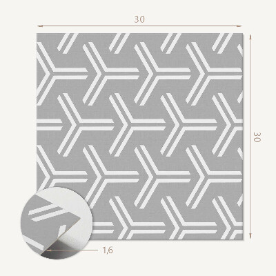 Vinyl csempe Geometriai stílusú nyíl alakzatok