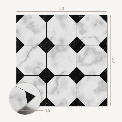 Vinyl csempe Stílusos formák a geometriában