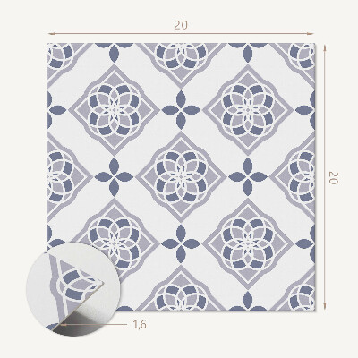 Vinilpadló Modern geometrikus rombusz minta