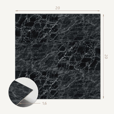Öntapadós vinyl csempe Márvány motívum finom erekkel