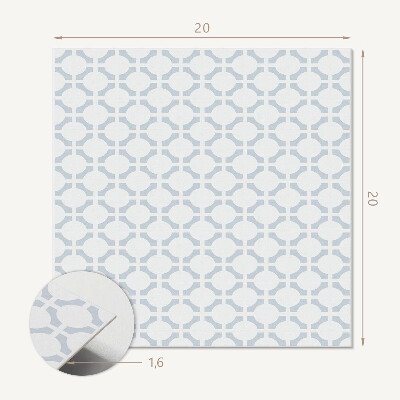 Öntapadós vinyl csempe Ovális motívum geometrikus stílusban