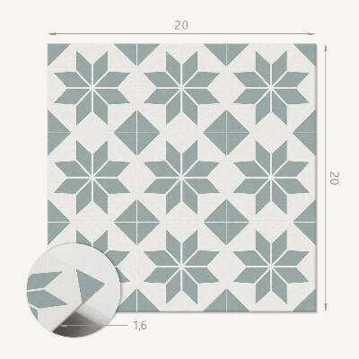 Vinilpadló Geometrikus virágminták
