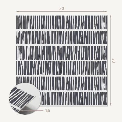 Vinyl csempe Minta dinamikus vonalakkal