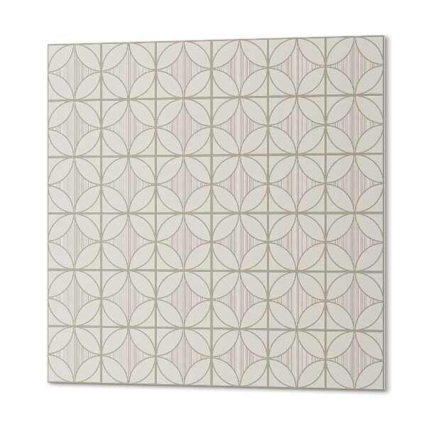 Vinilpadló Geometria körökkel modern változatban