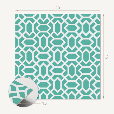 Vinyl csempe Geometriai minta formákkal