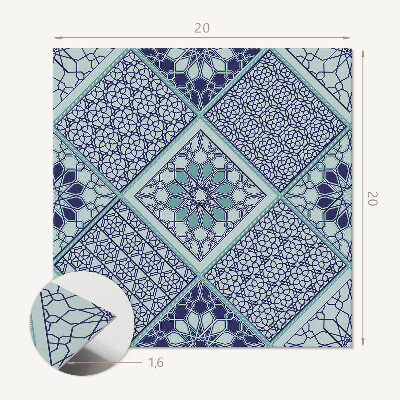Vinilpadló Geometriai minták mozaik kompozícióban