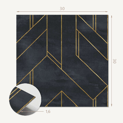 Öntapadós vinyl csempe Geometriai formák és vonalak