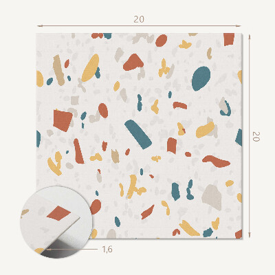 Vinilpadló Geometrikus minta művészi formákkal