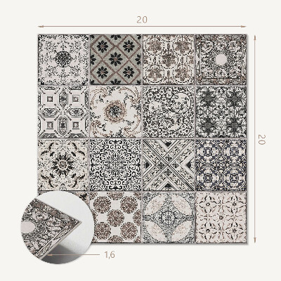 Öntapadós vinyl csempe Vintage Design klasszikusok