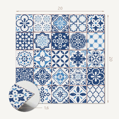Vinilpadló Geometrikus stílusú csempe minták