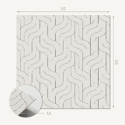 Öntapadós vinyl csempe Hullámok modern