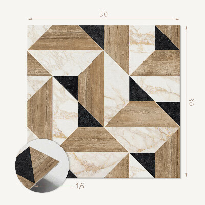 Vinyl csempe Geometriai minta a csempe