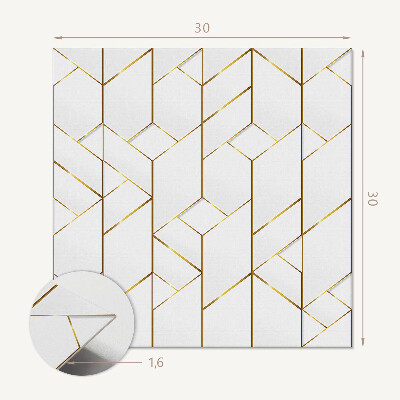 Öntapadós vinyl csempe Modern geometrikus vonal motívum