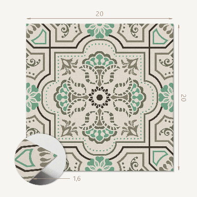 Vinilpadló Absztrakt minta geometriai alakzatokkal
