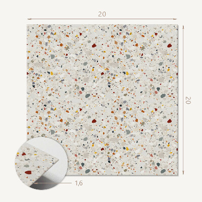 Öntapadós vinyl csempe Több alakú motívum