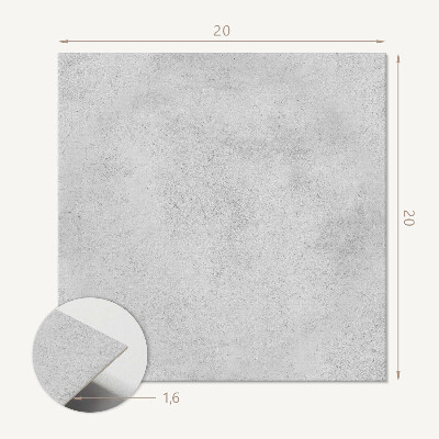 Öntapadós vinyl csempe Nyersbeton minimalista stílusban