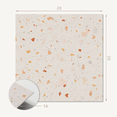 Vinyl csempe Modern terrazzo minta