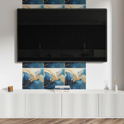 Öntapadós vinyl csempe Dinamikus hullám motívum